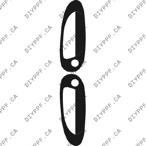 Door Handles 2002-2003 Acura CL 03-02 2D Cpe PPF