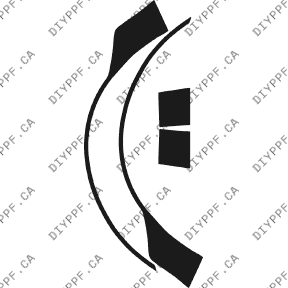 Wheel Lip/Splash Front, L&R 2002-2003 Acura CL 03-02 2D Cpe PPF