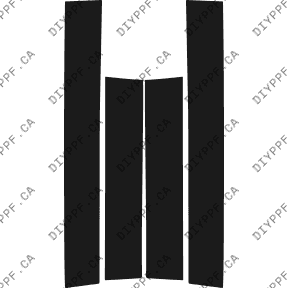 Door Panels, L&R 2001-2003 Acura MDX 03-01 4D SUV PPF