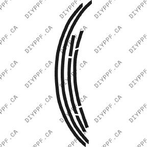 Wheel Lip Front, L&R 2002-2004 Acura RL 04-02 4D Sdn PPF