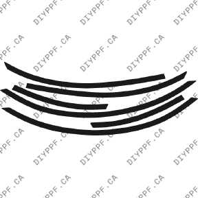Wheel Lip Rear, L&R 2002-2004 Acura RL 04-02 4D Sdn PPF