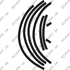 Acura RSX Base (2002–2004) Wheel Lips Paint Protection Film (PPF) Kit – 2-Door Hatchback