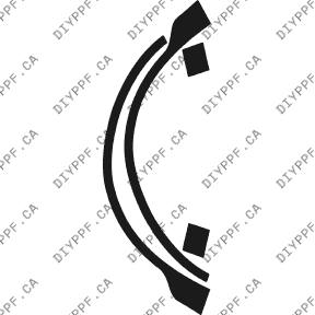 Wheel Lip/Splash Front, L&R 2002-2004 Acura RSX 04-02 2D HB PPF