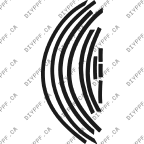 Acura TL TL (2002–2003) Wheel Lips Paint Protection Film (PPF) Kit – 4-Door Sedan