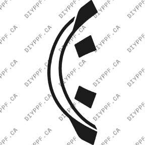 Acura TL TL (2002-2003) Wheel Lip Paint Protection Film (PPF) Kit – 4-Door Sedan