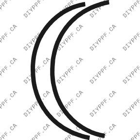 Wheel Lip Rear, L&R 2002-2005 Audi A4 1.8T/3.0 05-02 4D Sdn PPF