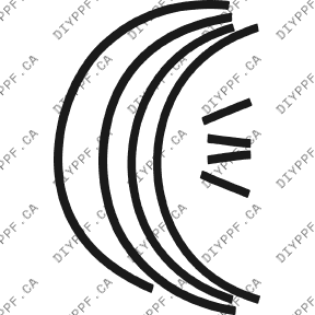 Wheel Lips 2002-2004 Audi A6 4.2 04-02 4D Sdn PPF