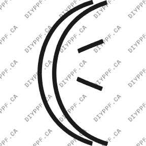 Wheel Lip Rear, L&R 2002-2004 Audi A6 4.2 04-02 4D Sdn PPF