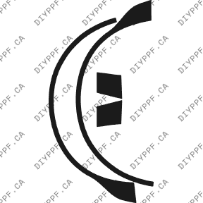 Wheel Lip/Splash Front, L&R 2002-2004 Audi A6 4.2 04-02 4D Sdn PPF