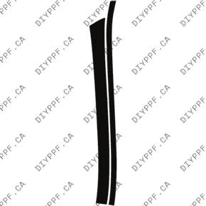 Door, A Pillar Left 2021-2023 Mercedes-Benz E53 23-21 4D Sdn PPF
