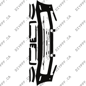 Front Bumper, w/ 4 Sensors 2024-2024 Porsche Cayenne Base/E-Hybrid/S/S E-Hybrid 24-24 4D SUV PPF