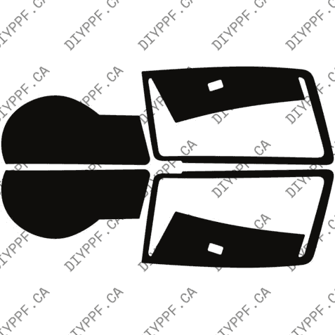 Headlamps 2020-2024 Land Rover Defender 110 w/ Body Protection Kit 24-20 4D SUV PPF