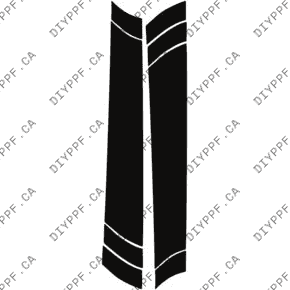 A Pillar 2020-2024 Land Rover Defender 110 w/ Body Protection Kit 24-20 4D SUV PPF