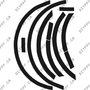 Wheel Lips 2002-2006 Audi TT Roadster 06-02 2D Conv PPF