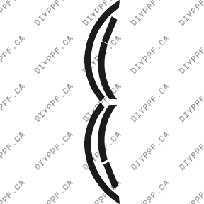 Wheel Lip Rear, L&R 2002-2006 Audi TT Roadster 06-02 2D Conv PPF