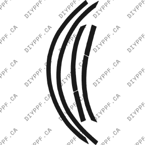 Wheel Lip Rear, L&R 2002-2003 BMW 3 Series 03-02 2D Cpe/Conv PPF