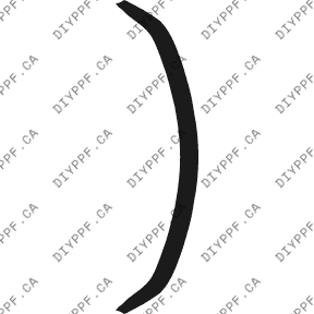 Bumper, Top 2002-2003 BMW 3 Series 03-02 2D Cpe/Conv PPF