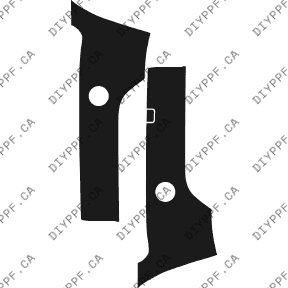 Bumper, Middle 2002-2003 BMW 3 Series 03-02 4D SW PPF