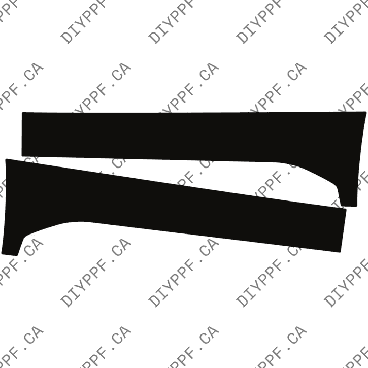 Door Panels Rear, L&R 2021-2025 Audi Q5 45 Sportback 25-21 4D SUV PPF