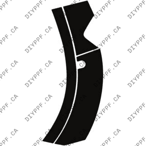 Wheel, Rear Splash, Right, Sensors 2021-2025 Audi Q5 45 Sportback 25-21 4D SUV PPF