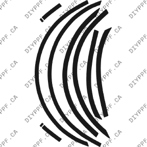 Wheel Lips 2002-2005 BMW 3 Series 05-02 4D Sdn PPF