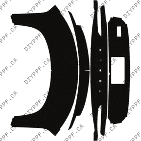 Deck/Trunk Lid, Full w/ spoiler 2024-2024 Tesla Model 3 Performance 24-24 4D Sdn PPF