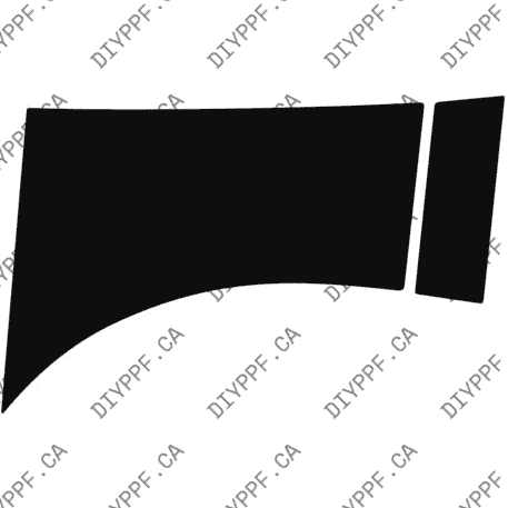 Acura TLX Base (2024–2025) Front Splash Left Paint Protection Film (PPF) Kit – 4-Door Sedan