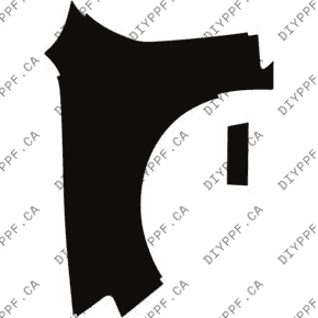 Fender, Left Full w/ Blade Accent Trim 2024-2025 Acura TLX 25-24 4D Sdn PPF