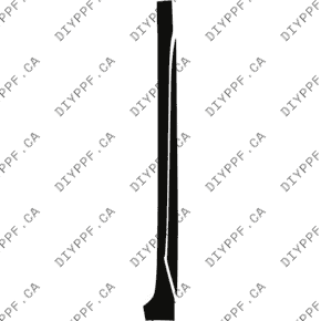Rocker, Right w/ Underbody Spoiler 2024-2025 Acura TLX 25-24 4D Sdn PPF