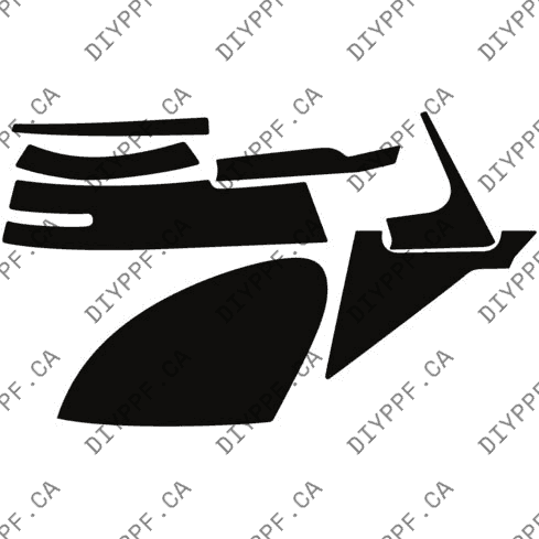 Acura MDX A-Spec/A-Spec Advance (2025–2025) Left Mirror Paint Protection Film (PPF) Kit – 4-Door SUV