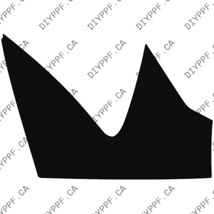 Fender, Right, Wrapped 2024-2025 Audi Q8 w/ S line style package/SQ8 25-24 4D SUV PPF