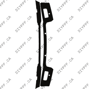 Front Bumper, w/ 4 Sensors 2024-2025 Ford F150 Lariat 25-24 Crew P/U PPF