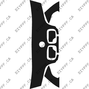 Hood/Fender/Mirrors 2002-2003 BMW 5 Series w/out front plate 03-02 4D Sdn PPF