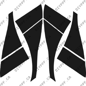 Splash 2002-2003 BMW 5 Series w/out front plate 03-02 4D Sdn PPF