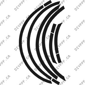 Wheel Lips 2002-2003 BMW 5 Series 03-02 4D SW PPF