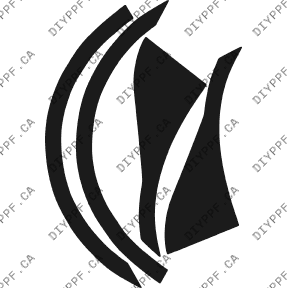 Wheel Lip/splash Rear, L&R 2002-2005 BMW 7Li Series 05-02 4D Sdn PPF