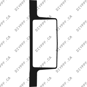 Bumper, Middle Center 2002-2005 BMW 7i Series 05-02 4D Sdn PPF