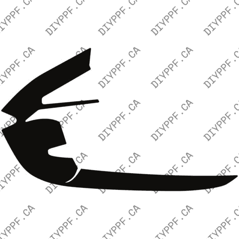 Bumper, Middle Left 2021-2023 Porsche Panamera Sport Turismo Base/GTS 23-21 4D SW PPF