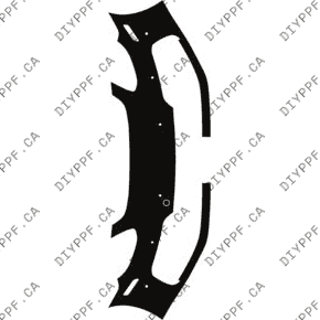 Bumper, w/ 6 Sensors 2021-2023 Porsche Panamera Sport Turismo Base/GTS 23-21 4D SW PPF