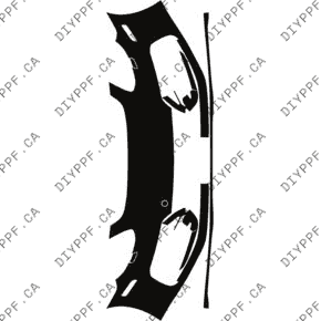 Front Bumper, Washers 2021-2023 Porsche Panamera Sport Turismo Base/GTS 23-21 4D SW PPF