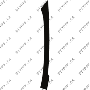 Door, A Pillar Left 2022-2024 Hyundai Tucson SE 24-22 4D SUV PPF