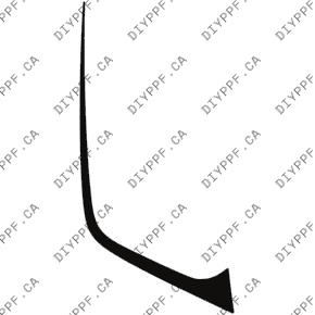 Bumper, Middle Right 2022-2025 Genesis G70 25-22 4D Sdn PPF