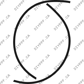 Wheel Lip Rear, L&R 2002-2007 Cadillac CTS 07-02 4D Sdn PPF