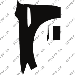 Fender, Left Full 2025-2025 Mazda CX-70 Turbo S Premium/Turbo S Premium Plus 25-25 4D SUV PPF