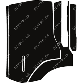 Door, Full Rear Right 2024-2024 KIA EV9 GT-Line 24-24 4D SUV PPF