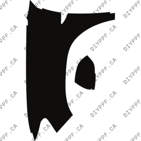 Fenders/Mirrors Full, Left 2024-2024 Volkswagen Atlas Peak Edition SE/SEL 24-24 4D SUV PPF