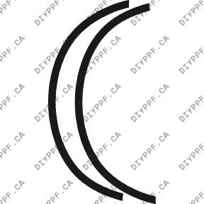 Wheel Lip Rear, L&R 2002-2002 Chevrolet Express 02-02 Van PPF