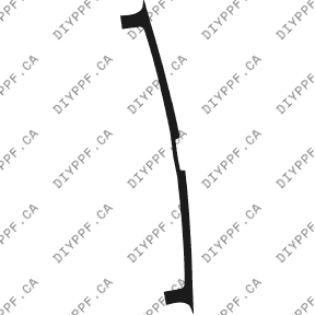 Chevrolet Silverado Base (2002–2002) Grille Middle Center Paint Protection Film (PPF) Kit – Pickup Short Bed