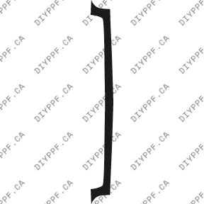 Chevrolet Silverado Base (2002–2002) Grille Bottom Center Paint Protection Film (PPF) Kit – Pickup Short Bed