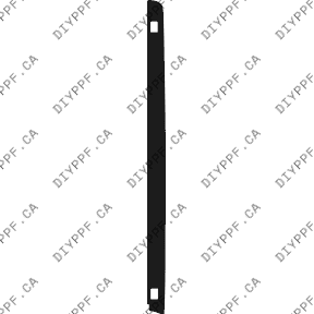 Chevrolet Silverado Base (2002–2002) Bed Side Rail Left Paint Protection Film (PPF) Kit – Pickup Short Bed